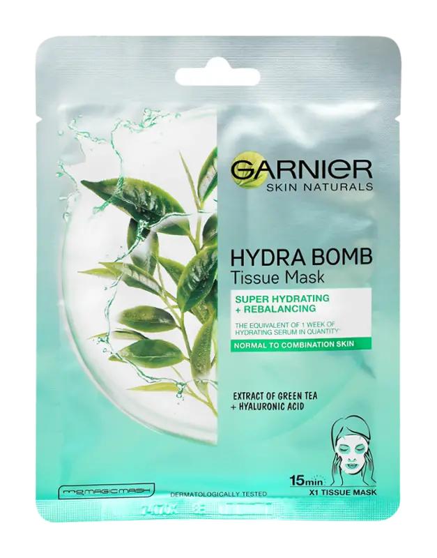 Garnier Hydratační textilní maska se zeleným čajem, 1 ks