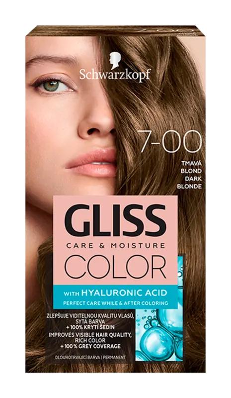 Gliss Color Barva na vlasy 7-00 Tmavá Blond, 1 ks