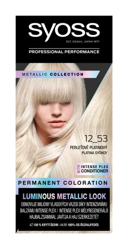 Syoss Barva na vlasy 12-53 Platinum pearl, 1 ks