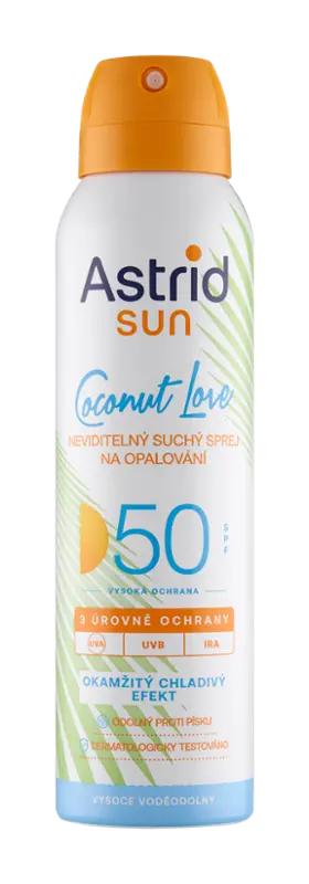 Astrid Suchý sprej na opalování Coconut Love SPF50, 150 ml