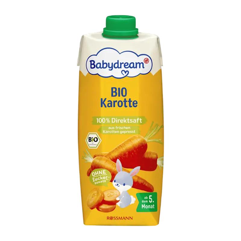 Babydream BIO 100% mrkvová šťáva, 500 ml