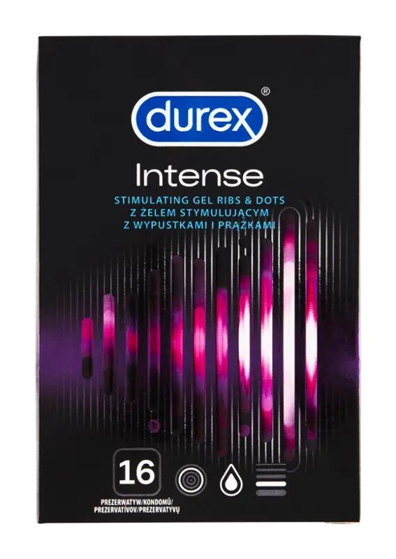 Durex Kondomy Intense Orgasmic, 16 ks