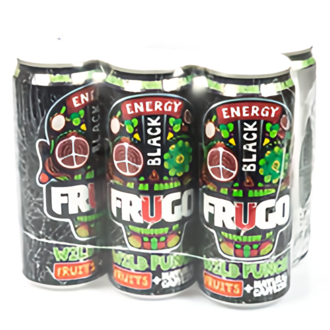 Frugo Wild Punch Energetický nápoj black 6x330ml