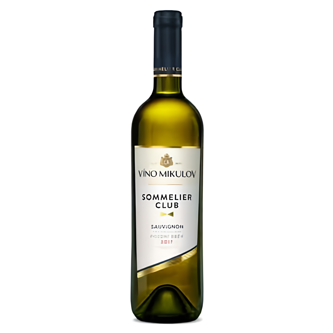 Víno Mikulov Sommelier Club Sauvignon pozdní sběr. suché bílé