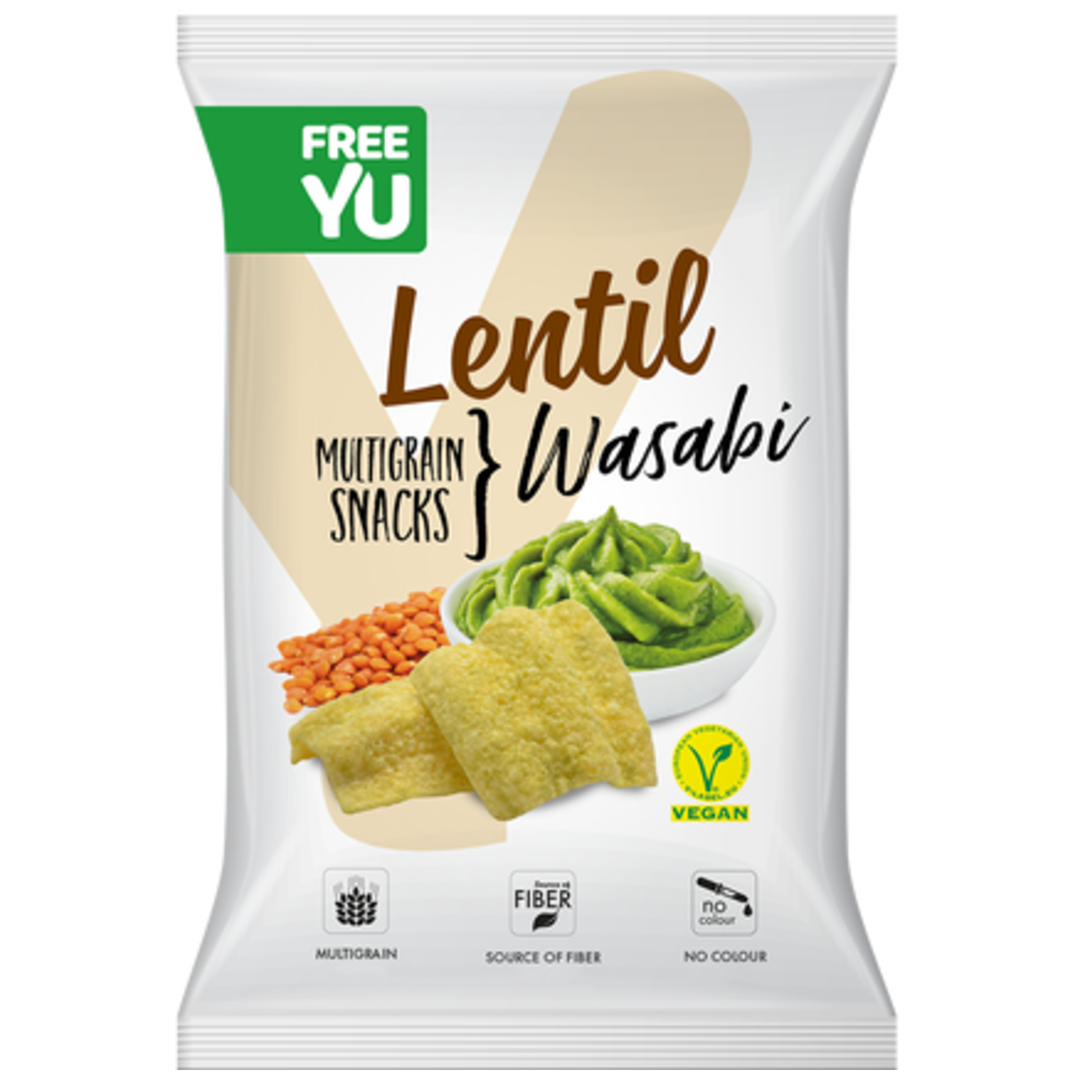 Free Yu Quinoa multigrain snack Wasabi