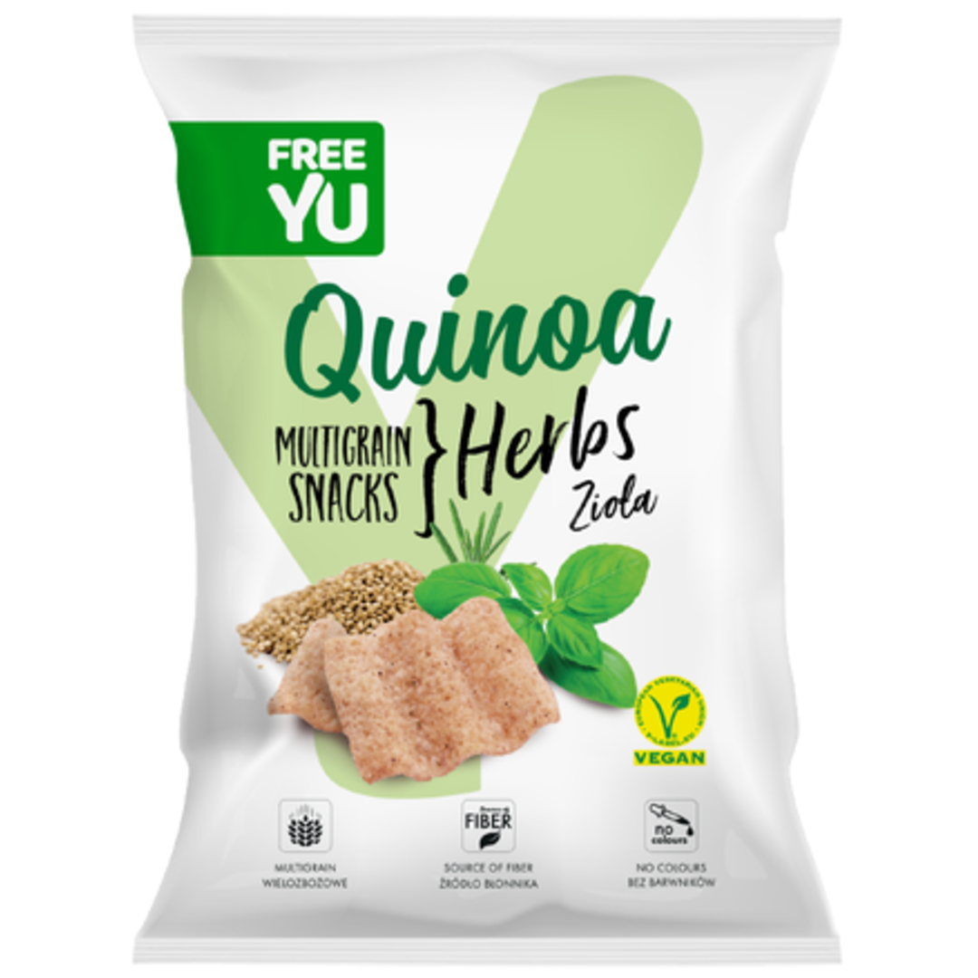Free Yu Quinoa multigrain snack Herbs
