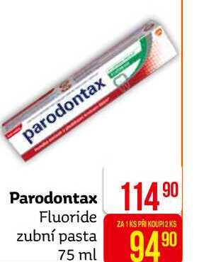 parodontax Fluoride zubní pasta 75 ml 
