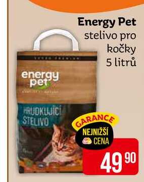Energy Pet stelivo pro kočky 5 litrů 