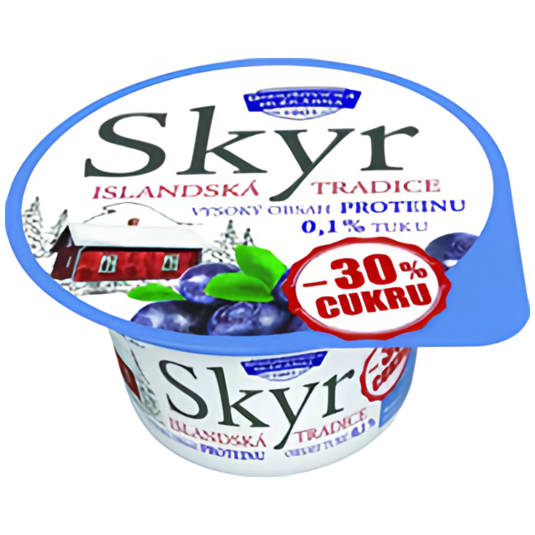 Bohušovická mlékárna Skyr tradiční islandský výrobek borůvka (0,1%)