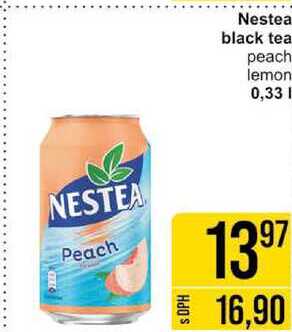 Nestea black tea peach, 0,33 l 