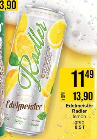 Edelmeister Radler lemon, 0,5 l