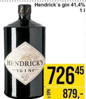 Hendrick's gin 41,4%, 1 l