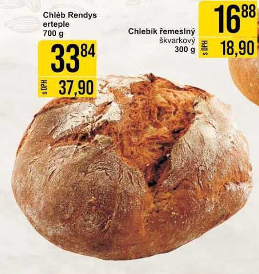 Chléb Rendys erteple, 700 g 