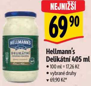 Hellmann's Delikátní, 405 ml