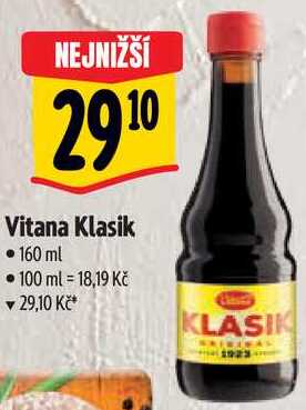 Vitana Klasik, 160 ml 