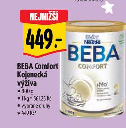   BEBA Comfort Kojenecká výživa • 800 g 