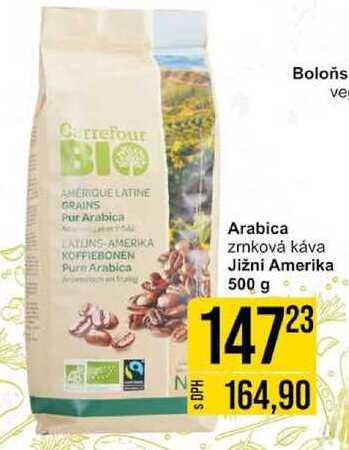 Arabica zmková káva Jižní Amerika, 500 g 