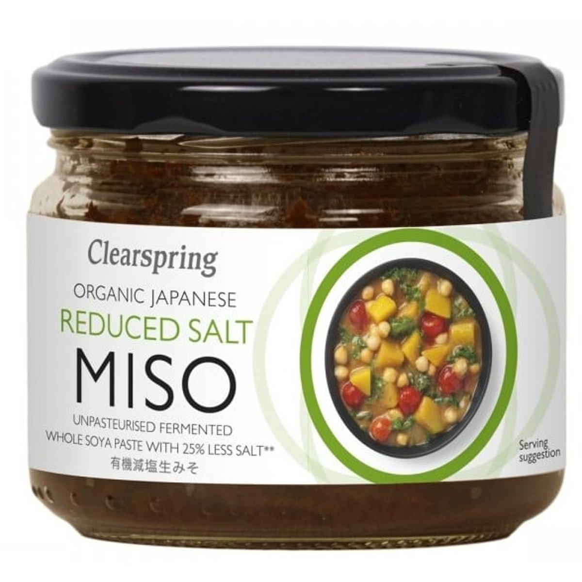 Clearspring BIO Miso pasta se sníženým obsahem soli