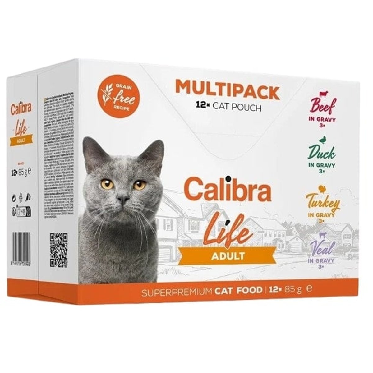 Calibra Cat Life kapsičky pro dospělé kočky (12×85 g)