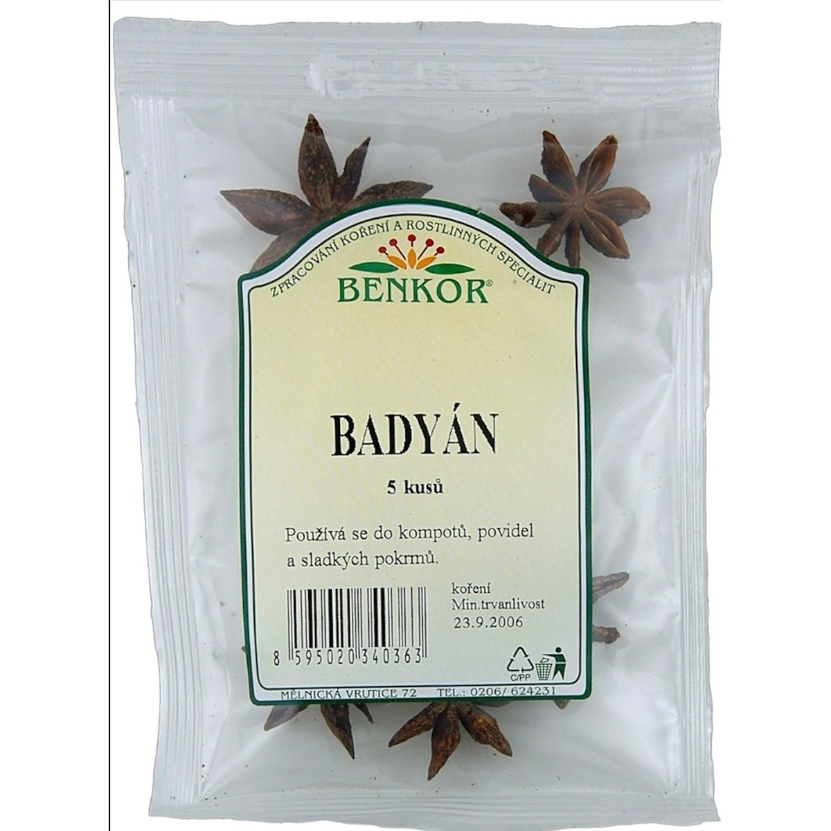 Benkor Badyán hvězdičky