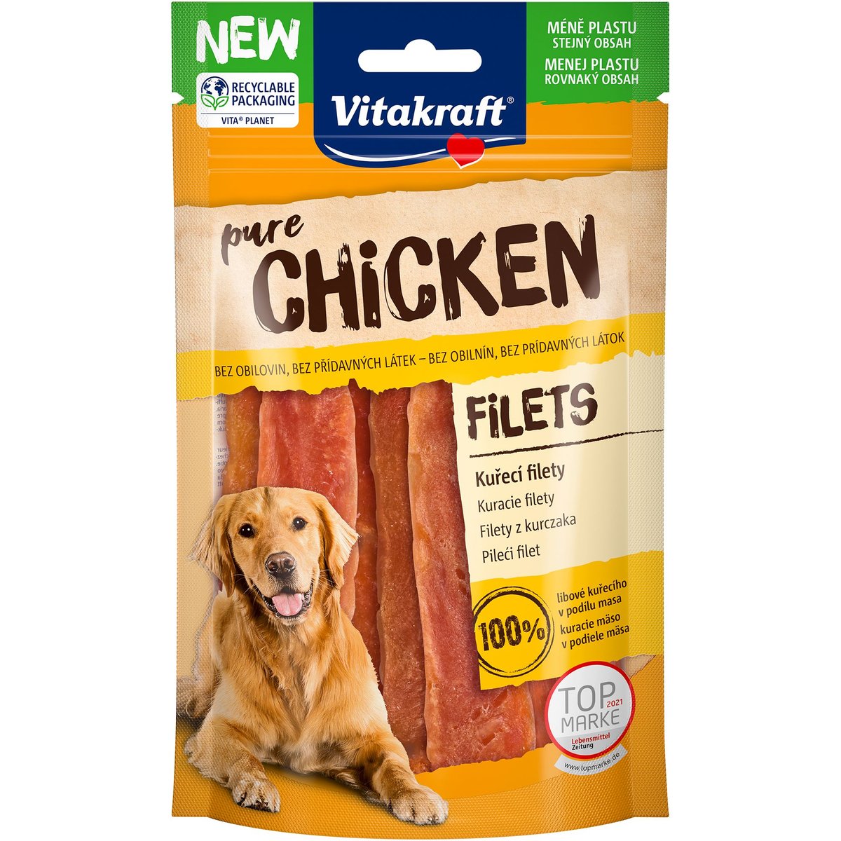 Vitakraft Chicken Kuřecí filety pamlsek pro psy