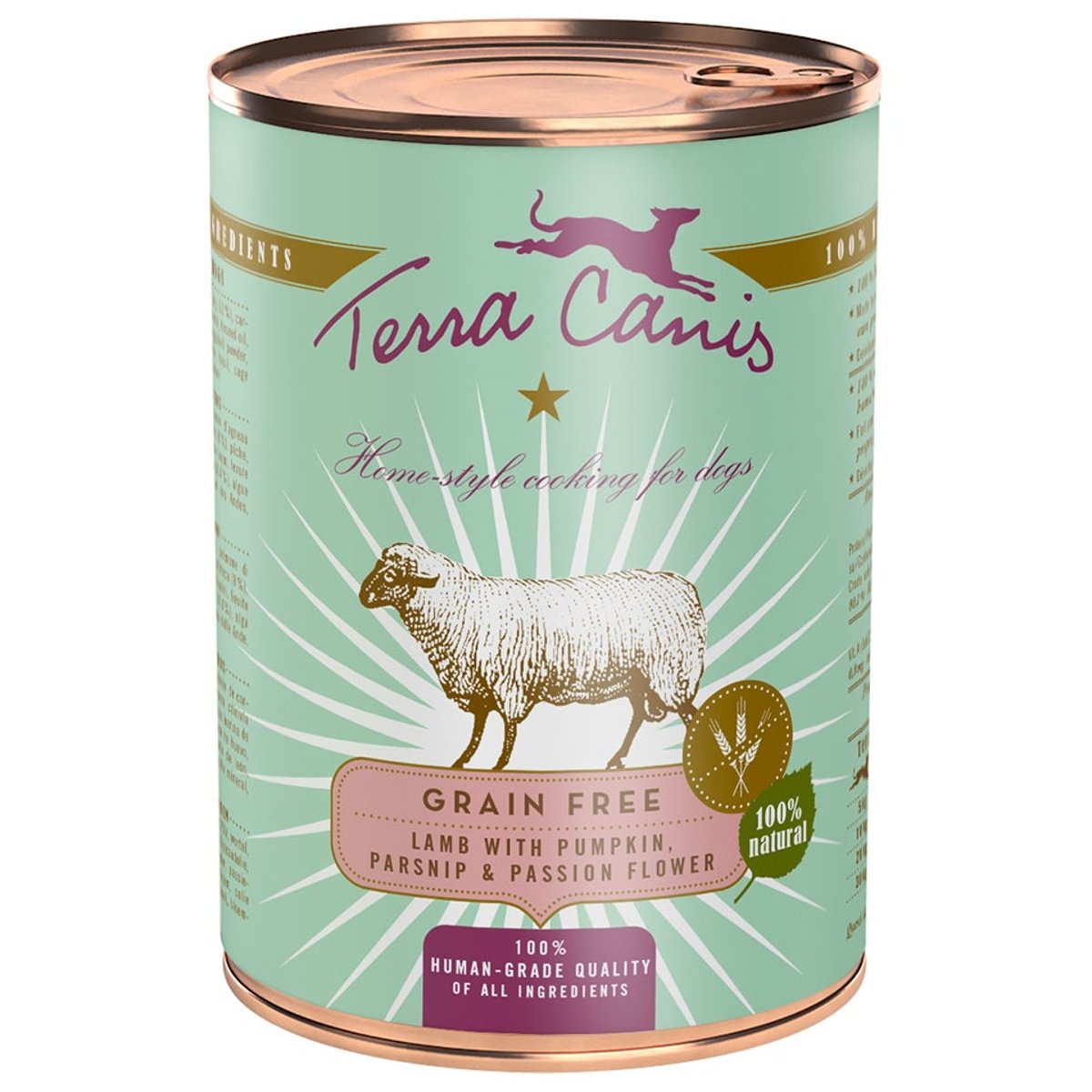 Terra Canis Grain Free konzerva jehněčí s dýní, pastinákem a mučenkou pro psy