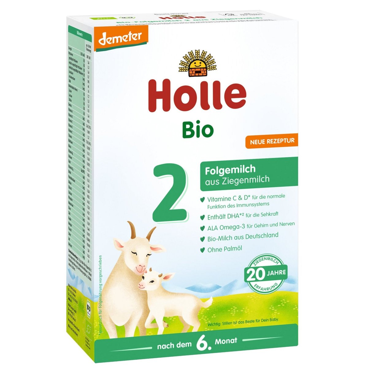Holle BIO Dětská mléčná výživa na bázi kozího mléka 2 od ukončeného 6. měsíce