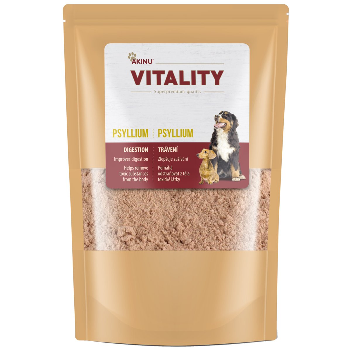 Akinu Vitality Psyllium doplněk stravy pro psy