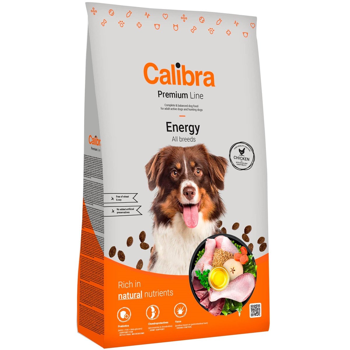 Calibra Dog Premium Line Energy granule pro dospělé psy s kuřecím