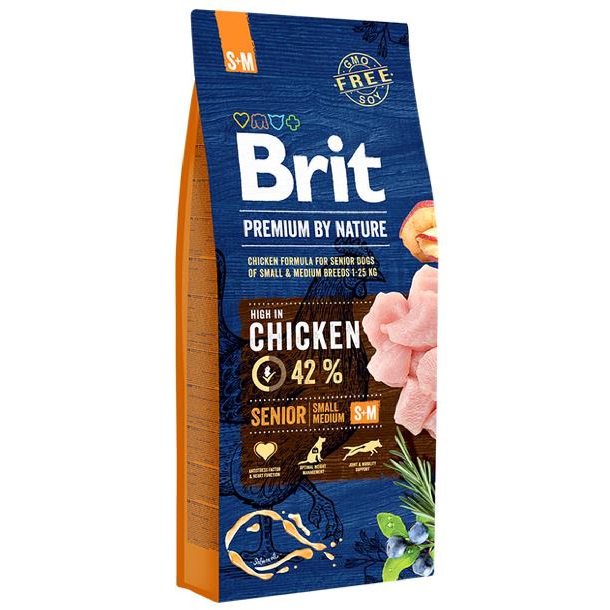 Brit Premium by Nature Senior S+M pro psy