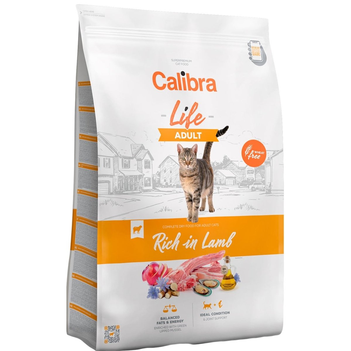 Calibra Cat Life granule pro dospělé kočky s jehněčím