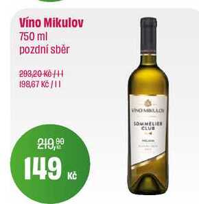 Víno Mikulov 750 ml 