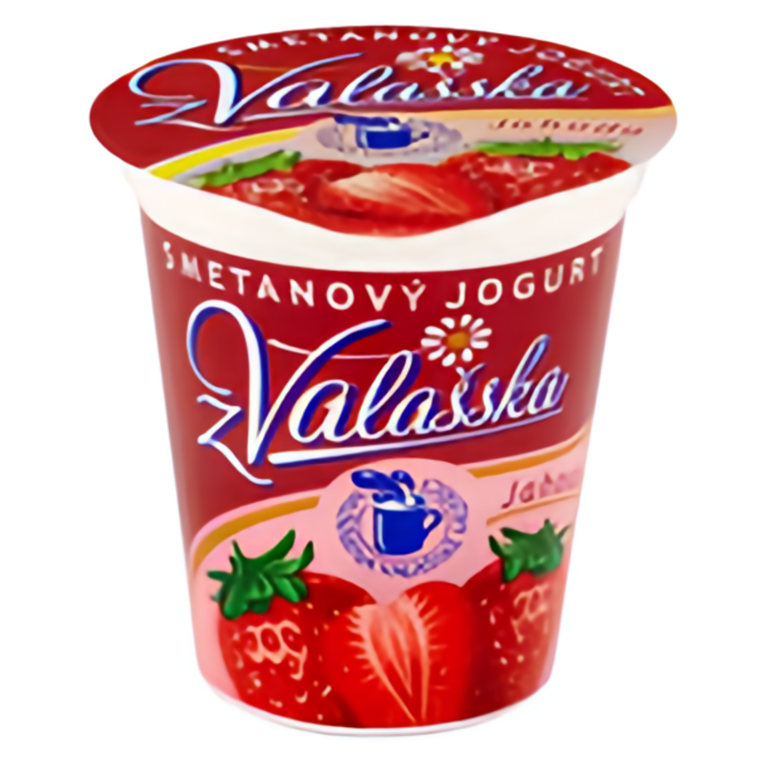 Mlékárna ValMez Smetanový jogurt z Valašska jahoda