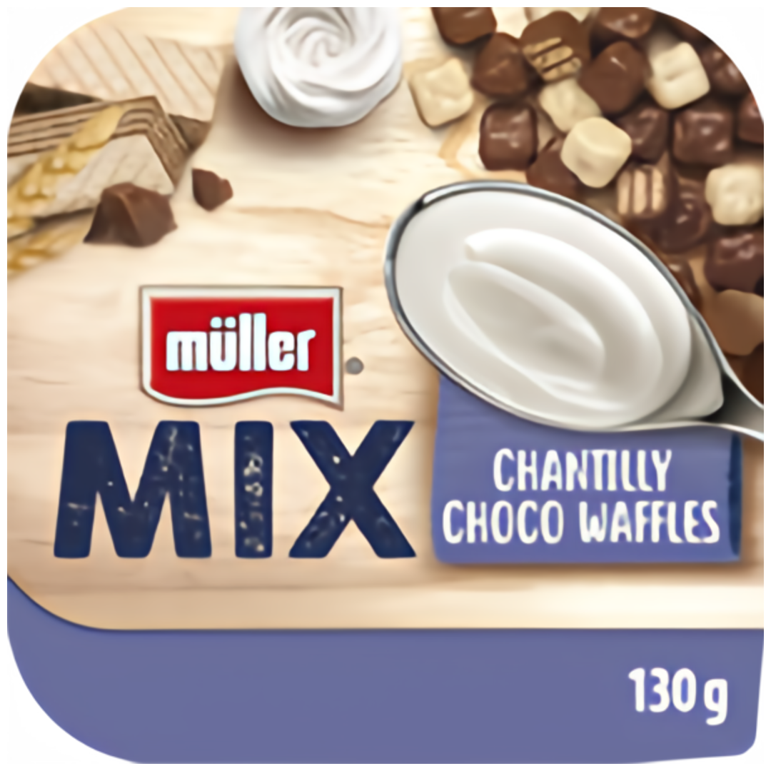 Müller MIX jogurt s čokoládovými oplatkami (5,6%)