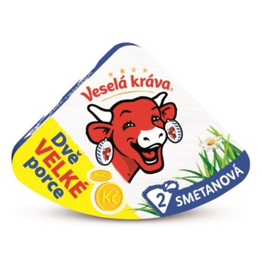 Veselá Kráva Smetanová Tavený sýr