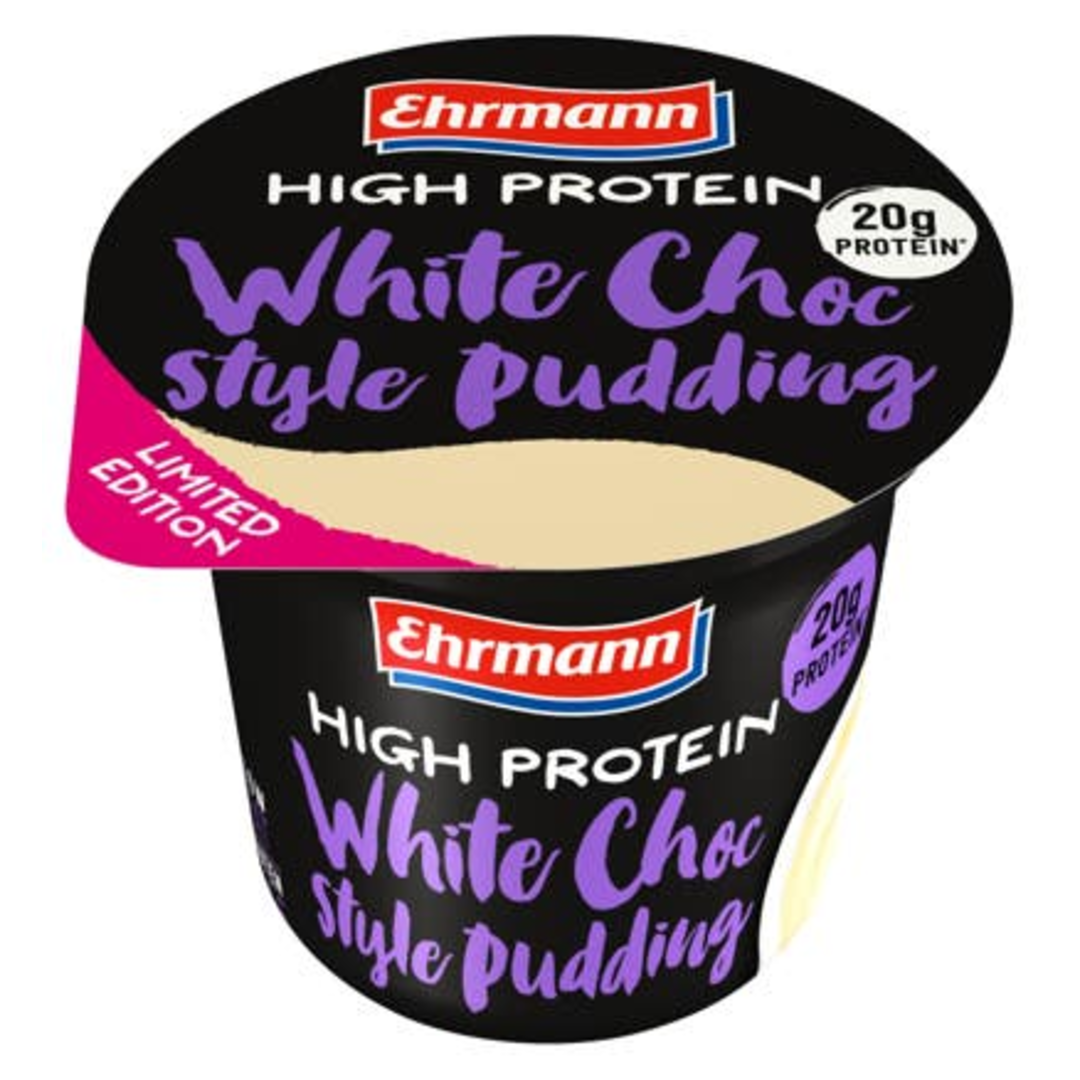 Ehrmann High Protein White Choc Style Pudding