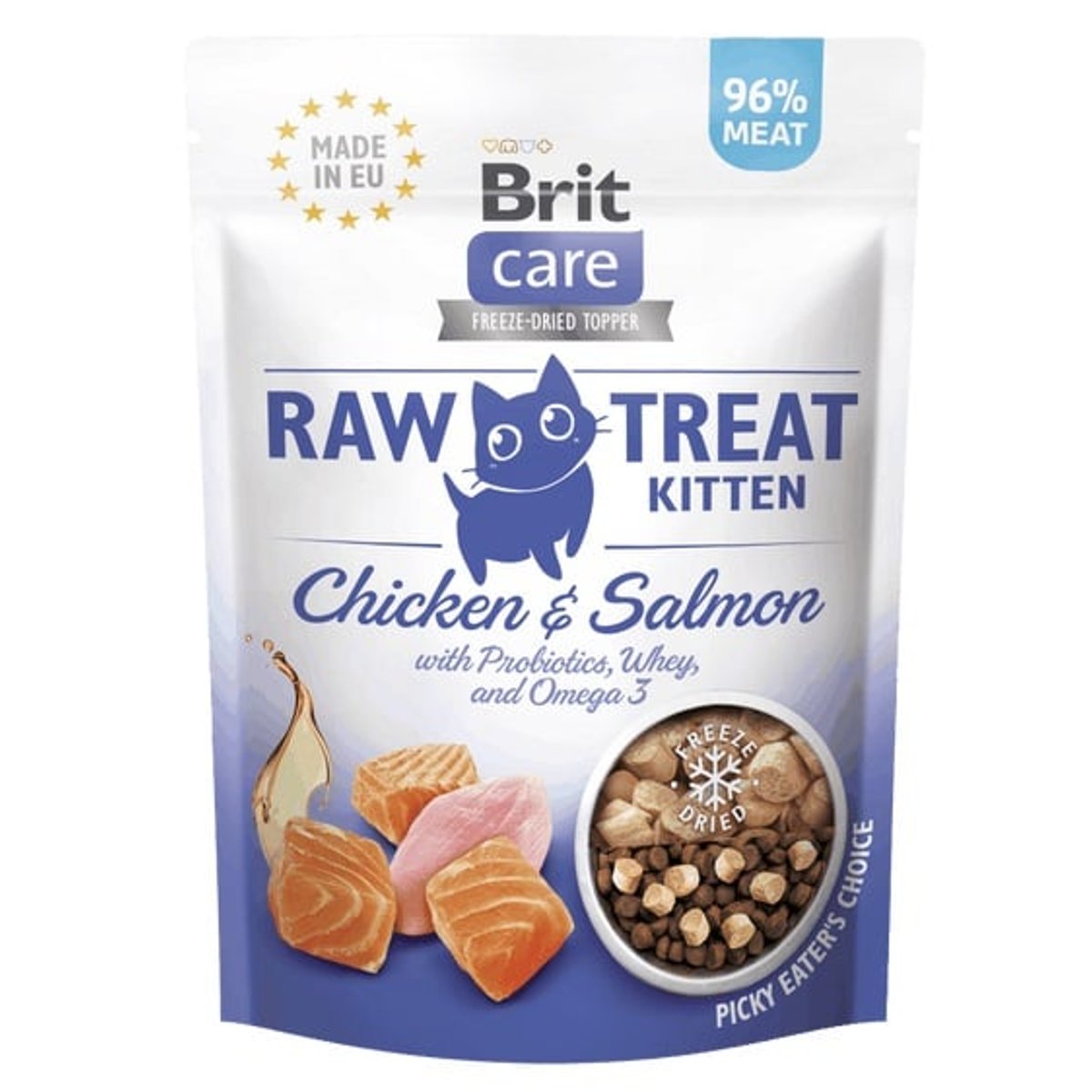 Brit Care Raw Kitten mrazem sušené pamlsky pro koťata