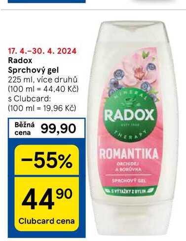 Radox Sprchový gel