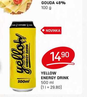 YELLOW ENERGY DRINK 500 ml 