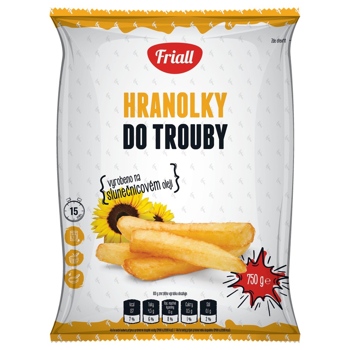 Friall Hranolky do trouby