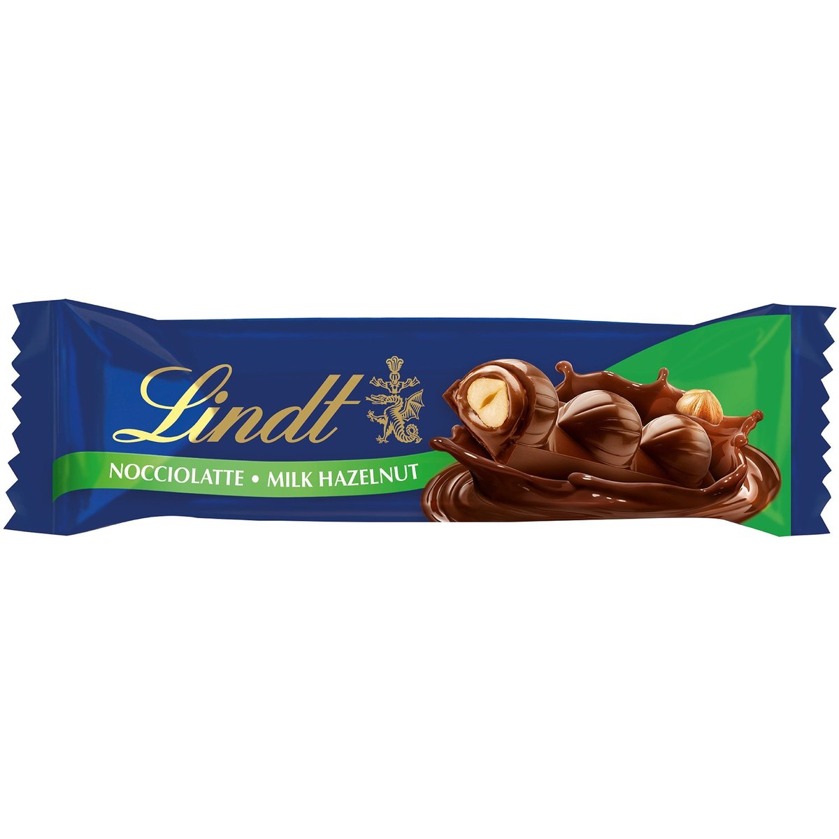 Lindt Nocciolatte tyčinka z mléčné čokolády s oříšky