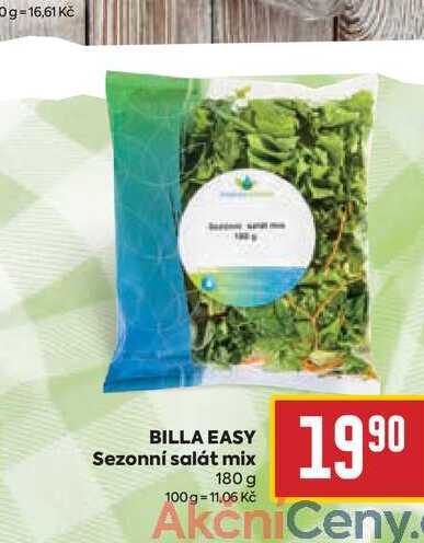 BILLA EASY Sezonní salát mix 180 g 