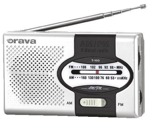 Kapesní rádio T-103, 1 KS