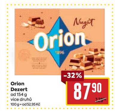 Orion Dezert od 154 g 