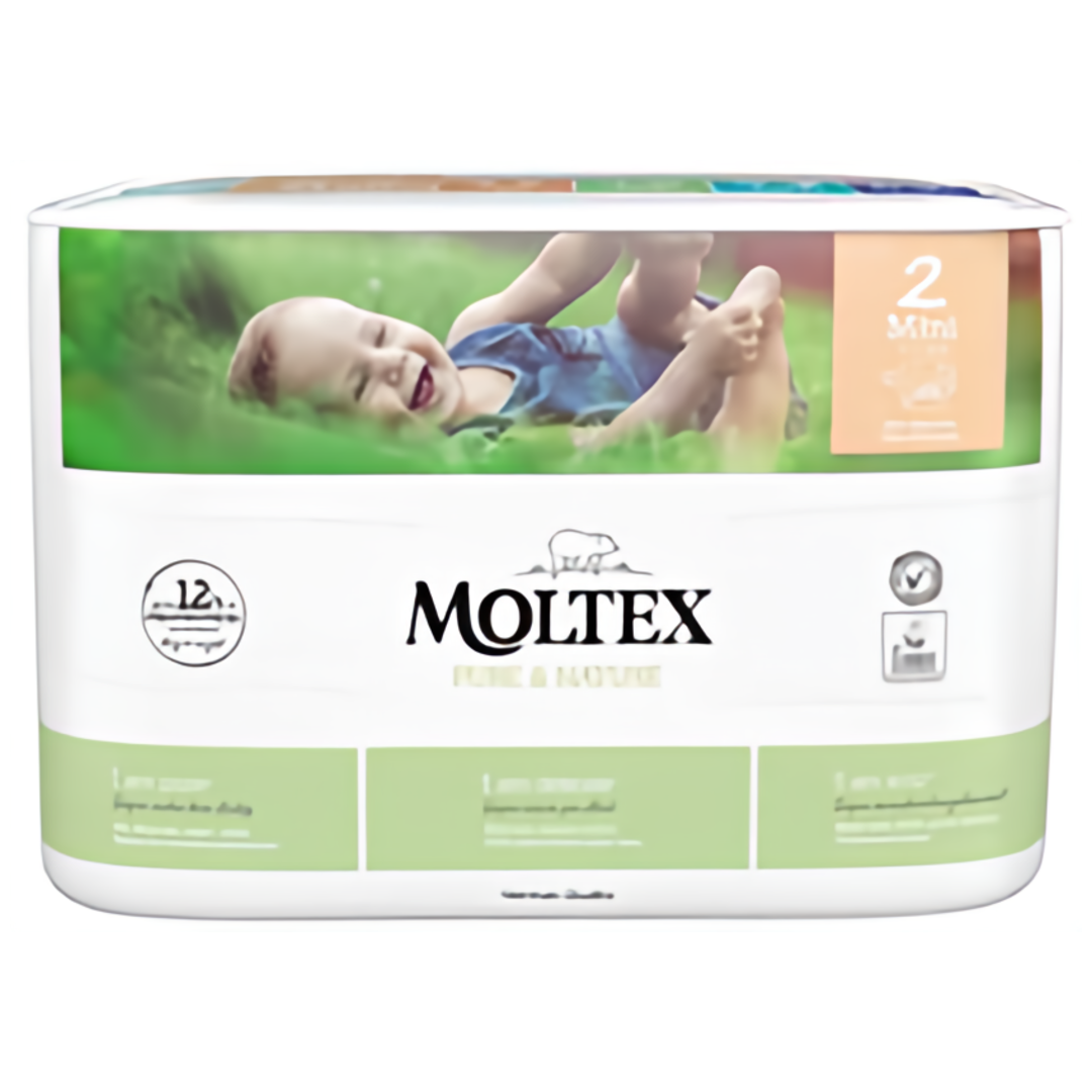 Moltex Pure & Nature Eko Plenky Pure & Nature Mini vel. 2 (3-6 kg)