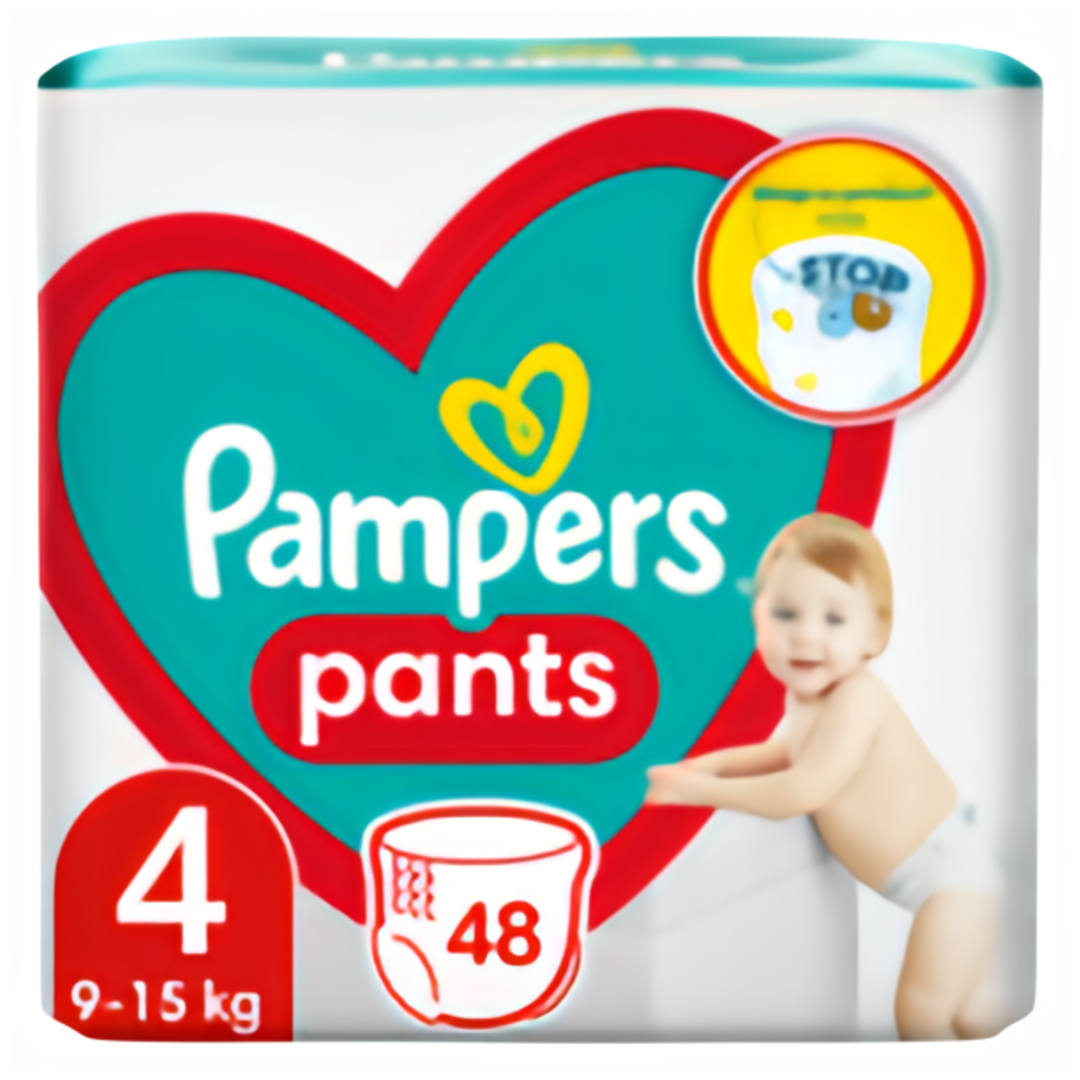 Pampers Pants Plenkové kalhotky vel. 4 (9-15 kg)