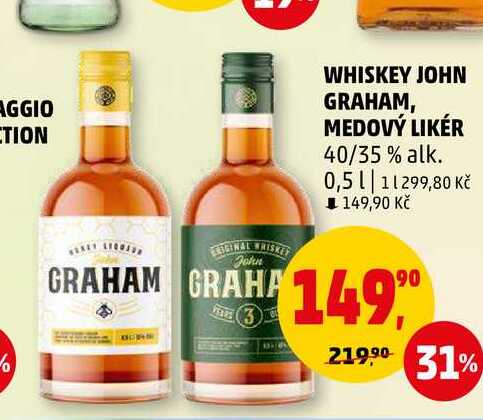 WHISKEY JOHN GRAHAM, 0,5 l