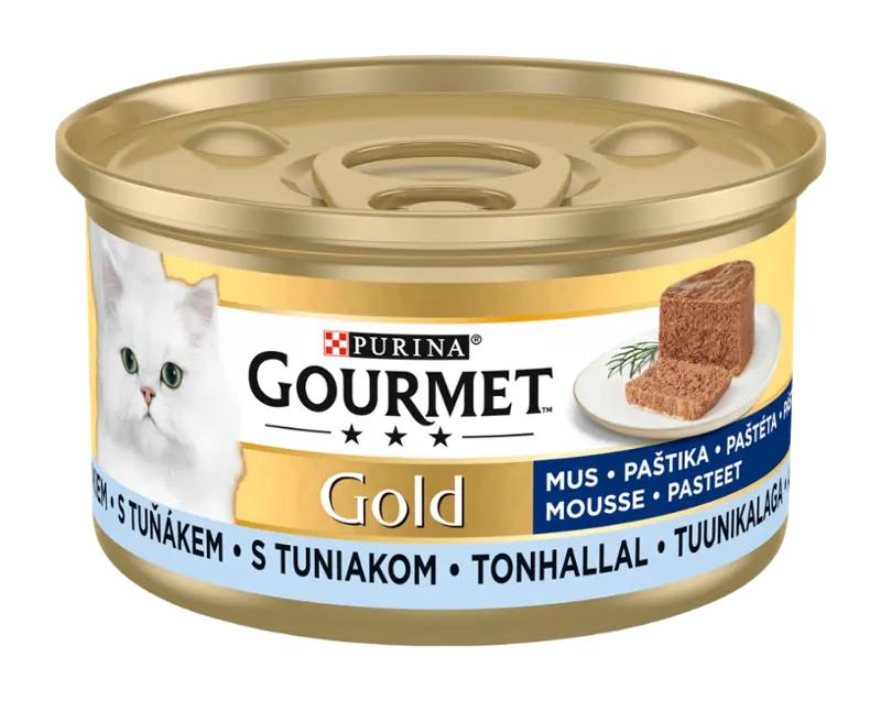 Gourmet Gold Paštika pro kočky s tuňákem, 85 g