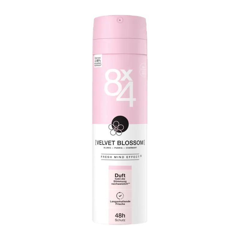 8X4 Deodorant sprej pro ženy Velvet Blossom, 150 ml