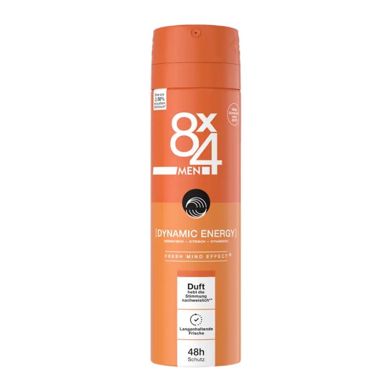 8X4 Deodorant sprej pro muže Dynamic Energy, 150 ml